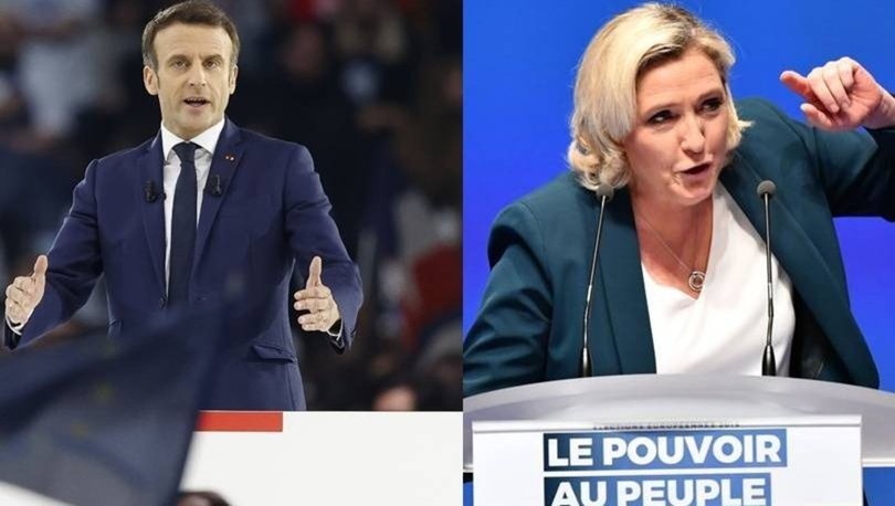 Fransa'da kritik seçim: İlk sonuçlar geldi, Macron ve Le Pen...