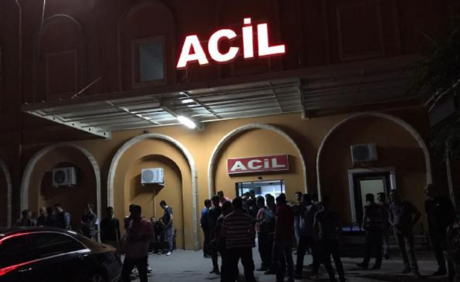 Polis aracına saldırı