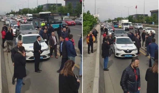Zafer Partisi konvoyuna polis engeli!