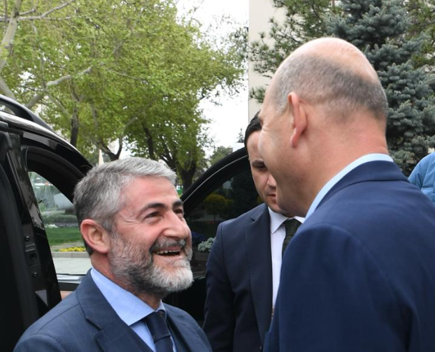 Fuat Oktay ve Nureddin Nebati İçişleri Bakanlığı’nda ağırlandı