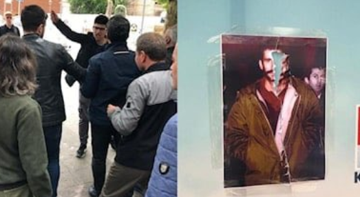 Konya’da Deniz Gezmiş anmasına bıçaklı saldırı! Fotoğrafı kesti, elindeki bıçakla tehditler savurdu…