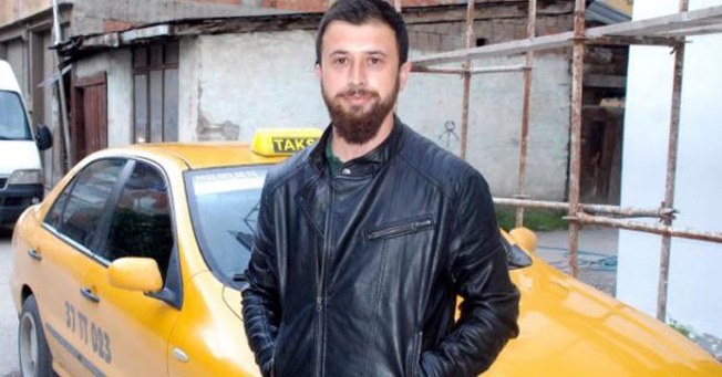 Taksisine binen dolandırıcıyı karakola götürdü