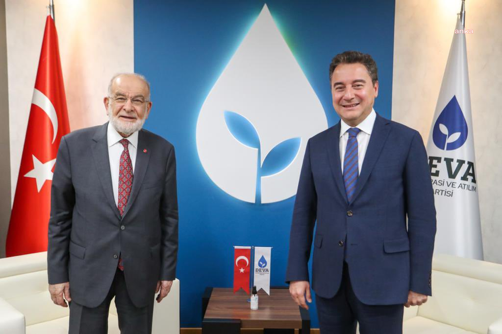 Saadet'ten DEVA'ya dikkat çeken ziyaret... Karamollaoğlu ve Babacan bir araya geldi