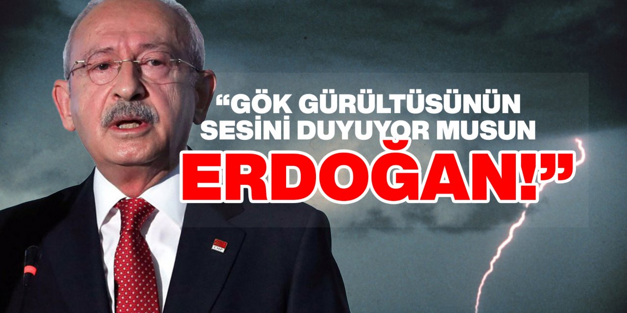 Kemal Kılıçdaroğlu İstanbul'dan Erdoğan'a seslendi: "Erdoğan sen iki yüzlü, fırsatçı, zorba ve manipülatörsün!"