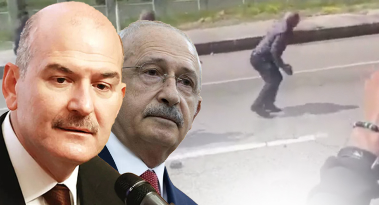 HDP'li vekil polise taş attı... Süleyman Soylu, Kılıçdaroğlu'nu suçladı