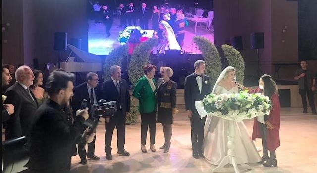 AKP, CHP, MHP, İYİ Parti ve BBP’leri buluşturan düğün! Akşener, konuşurken duygulanıp ağladı