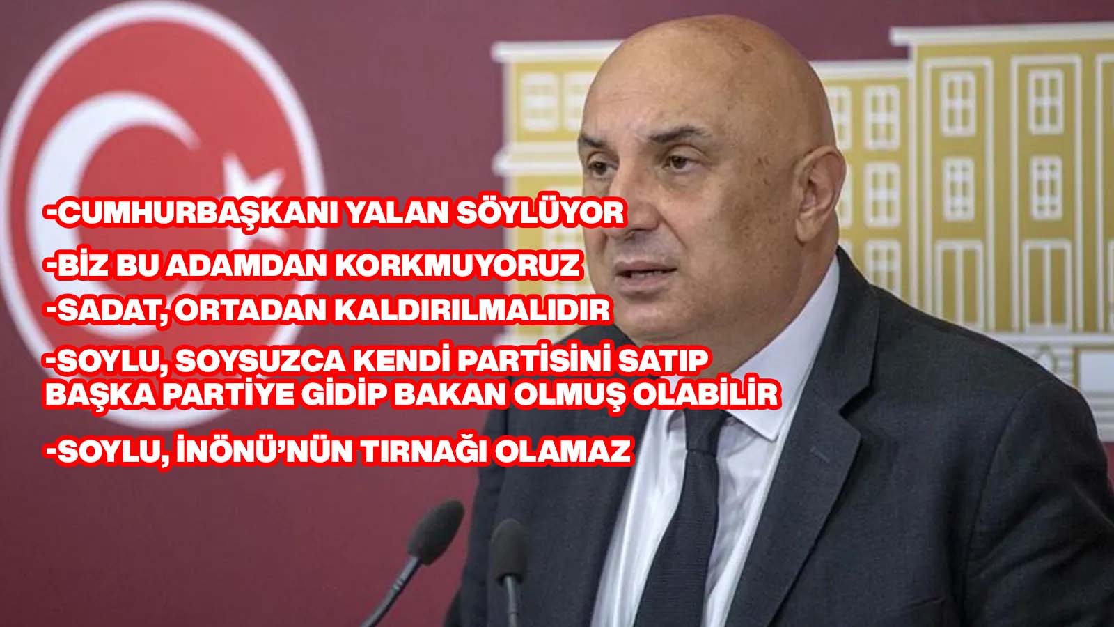 CHP'den çok sert açıklama: "SADAT ortadan kaldırılmalı, Soylu İnönü'nün tırnağı olamaz..."