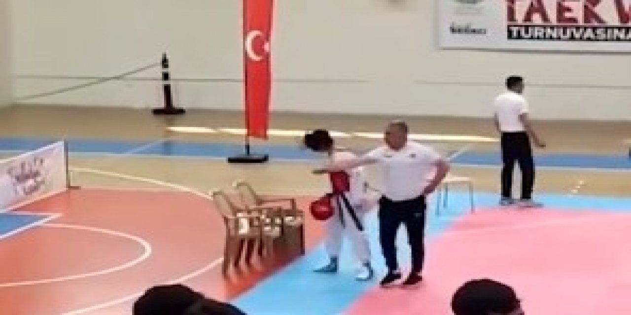 Tokat yiyen tekvandocu kız konuştu: "Ben tokat at dedim!"