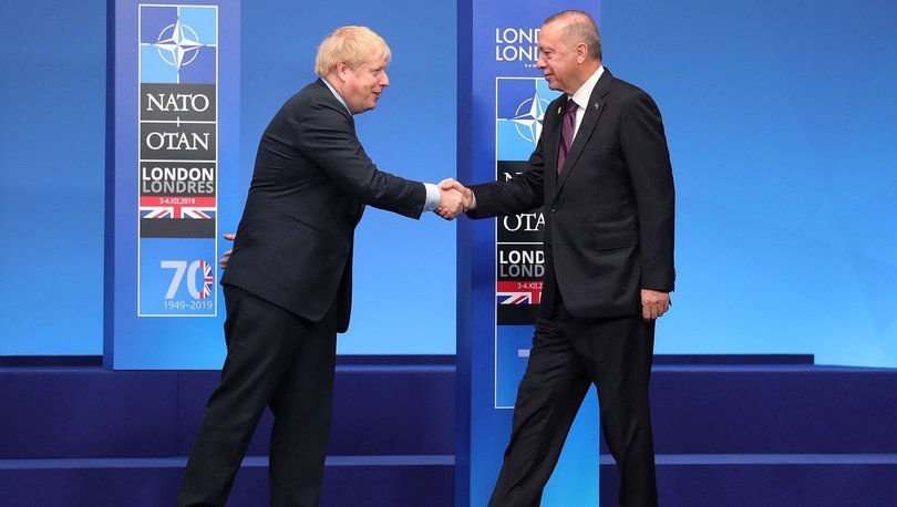 Erdoğan, Boris Johnson ile görüştü
