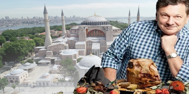 Vedat Milor, Ayasofya'yı yemeğe benzetti