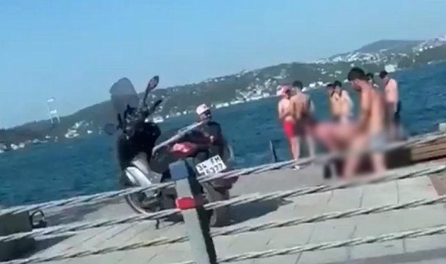 Herkesin gözü önünde cinsel ilişkiye girdiler!