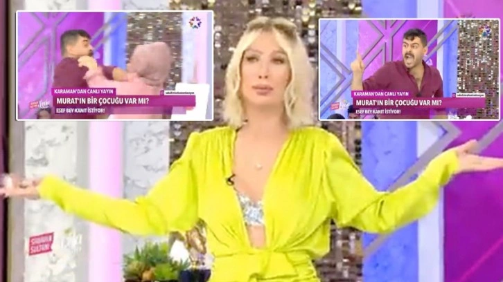 Seda Sayan'ın programında kadına şiddet!