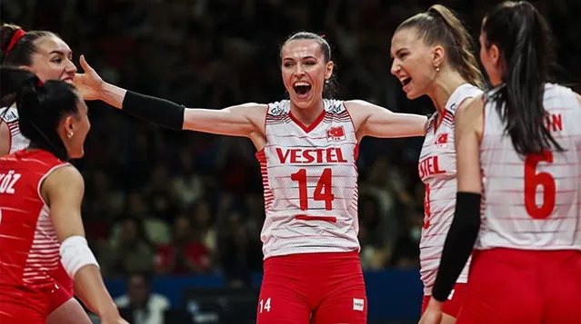 A Milli Kadın Voleybol Takımı, Bulgaristan'ı 3-0 mağlup etti