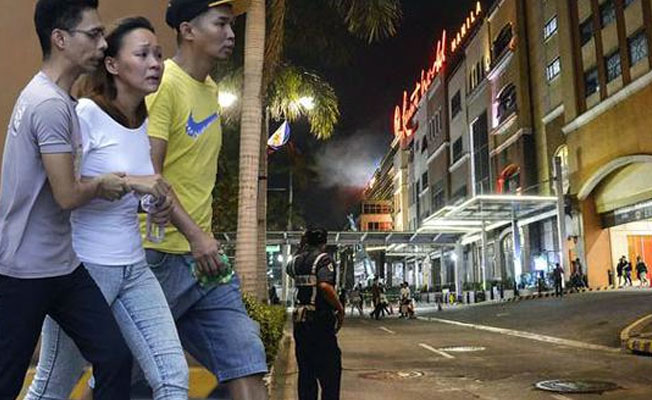 Filipinler'de gazinoya korkunç saldırı!