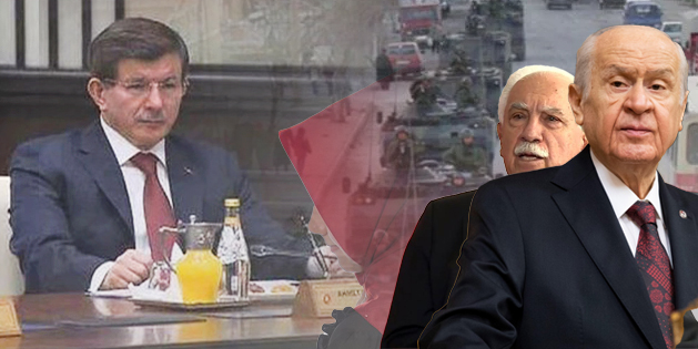 Davutoğlu, Bahçeli'yi 'başörtüsü', Perinçek'i '28 şubat' ile suçladı