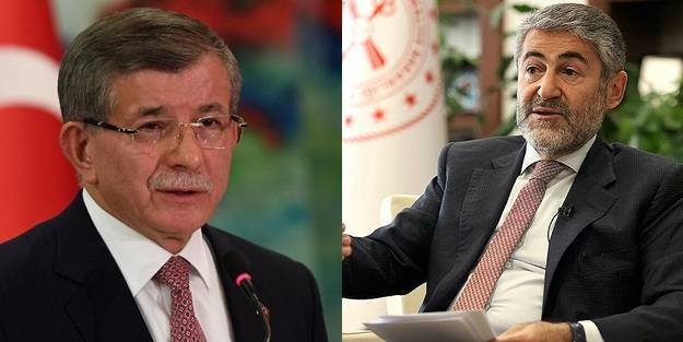Ahmet Davutoğlu'ndan Bakan Nebati'ye: "O beyin de sende yok"