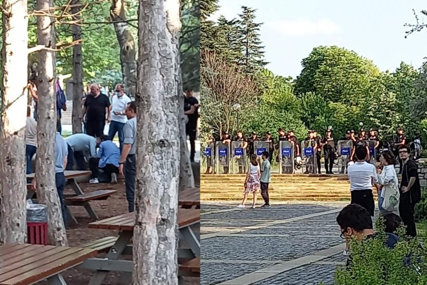 ODTÜ'de Onur Yürüyüşü'ne polis müdahalesi