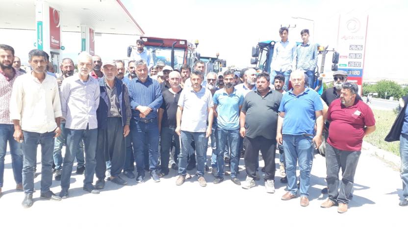 Çiftçiler 980 bin TL'lik elektrik faturasına isyan etti: Protestoya polis ve jandarma müdahale etti