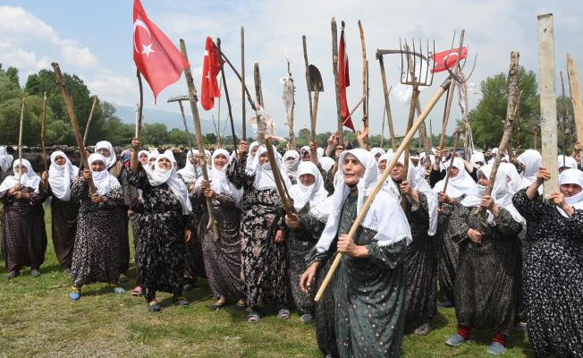 Kütahya'da kadınlar doğa için direnişe geçti