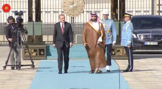 Veliaht Prens Selman Ankara'da... Erdoğan, resmi törenle karşıladı