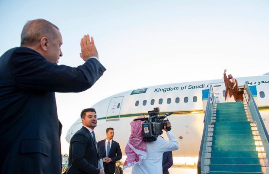 Erdoğan ile görüşen Veliaht Prens Ankara'dan ayrıldı! Demokrat Partili Uysal: Çürümüşlüğün ve utancın fotoğrafı