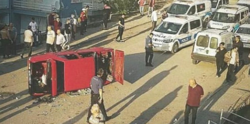 Ankara'da driftçiye tekme tokat dayak atıldı! Arabasını devirdiler...