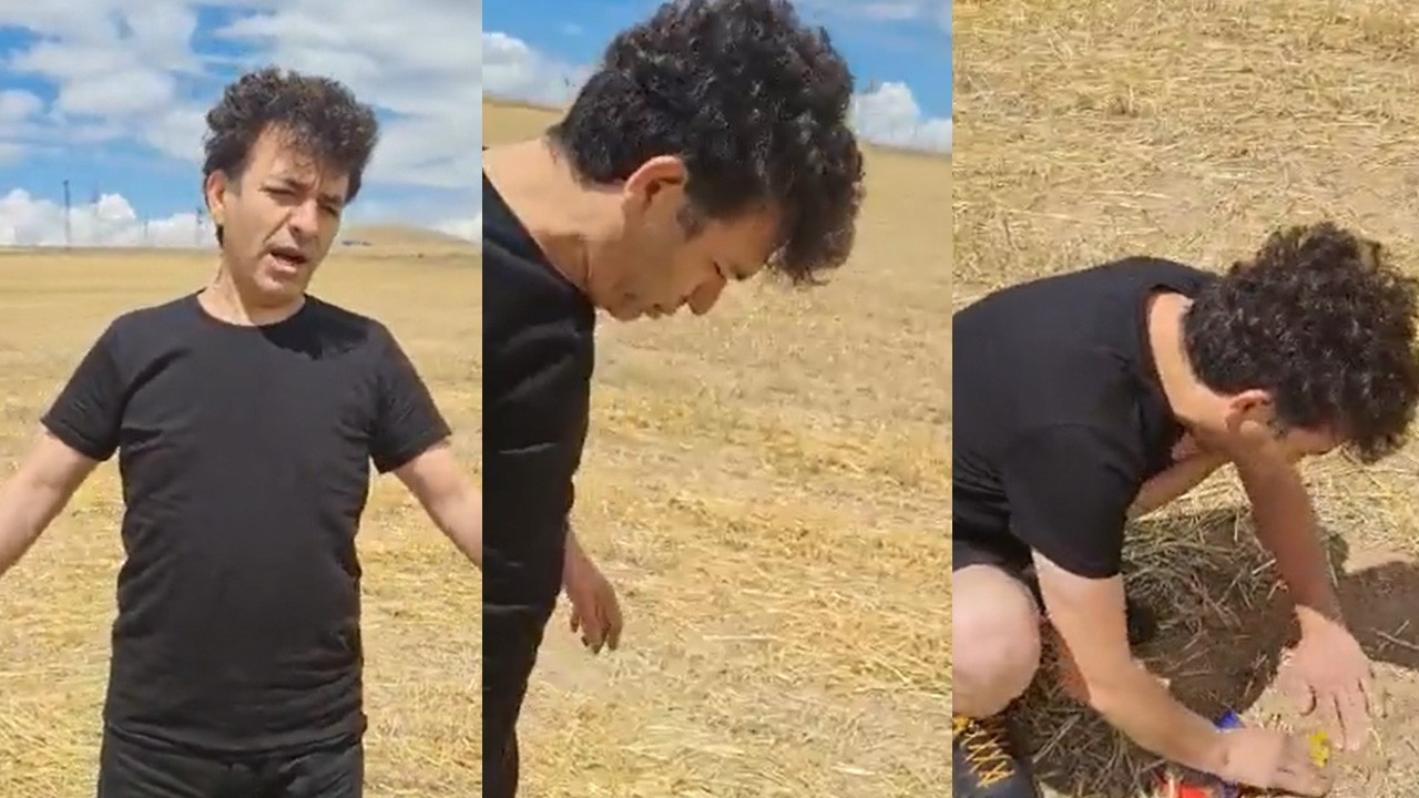 Oğuz Aksaç, Melih Gökçek'i tiye aldı, toprağı eşeleyip jelibon buldu
