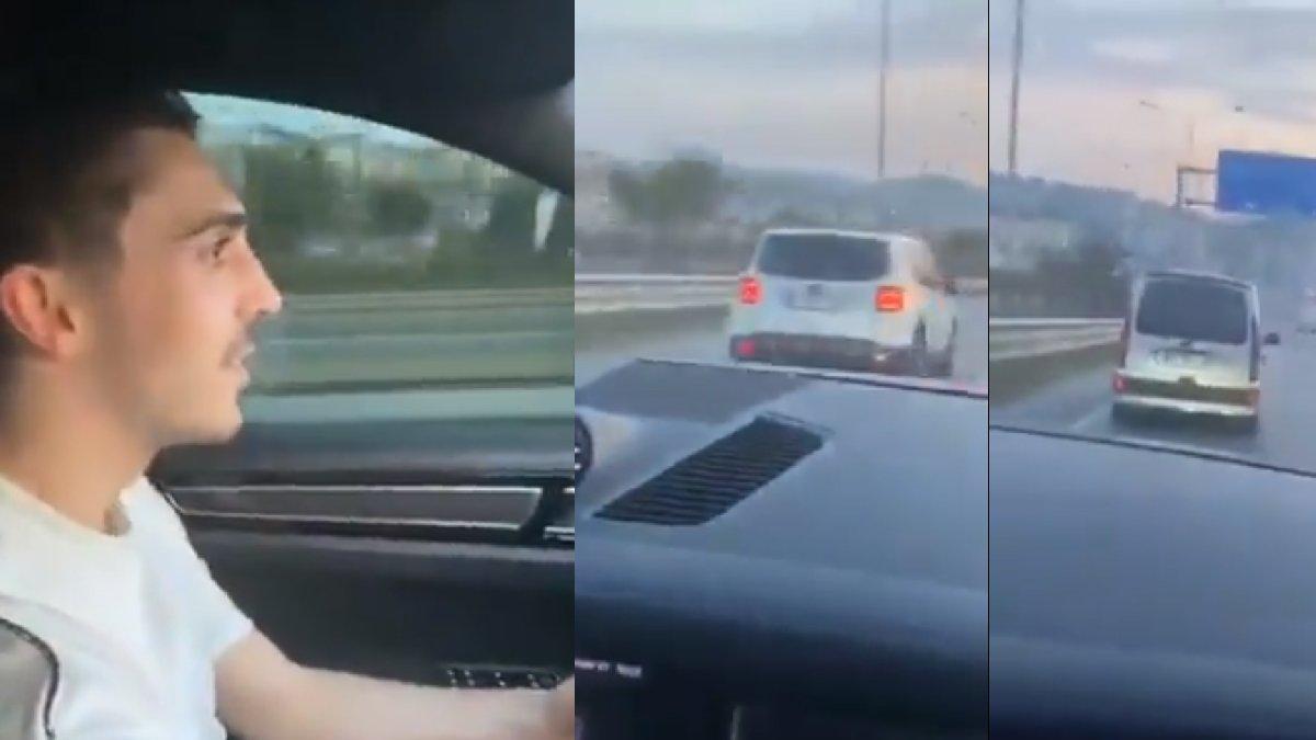 Trabzonsporlu futbolcu trafikte tehlike yarattı! Görüntüler sosyal medyada tepki çekti