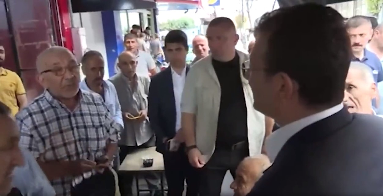 Ekrem İmamoğlu ve 'Reis'çi dayı arasındaki diyalog... Herkes bu videoyu konuştu