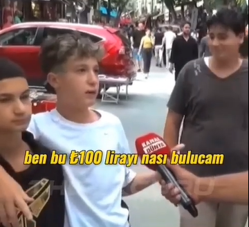 14 yaşındaki çocuk Türkiye'nin ekonomisini özetledi