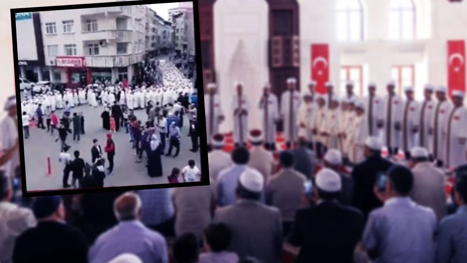 Trabzon’da sarıklı-cübbeli yürüyüş!