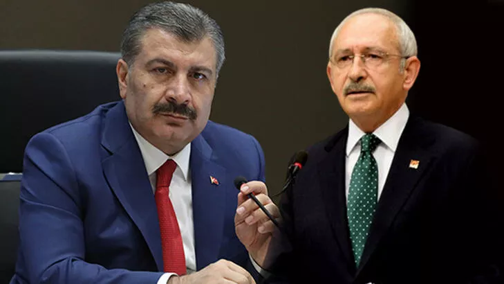 Bakan Koca, kendisine tepki gösteren Kılıçdaroğlu'na yanıt verdi: "Bizim yüreğimiz yanıyor"