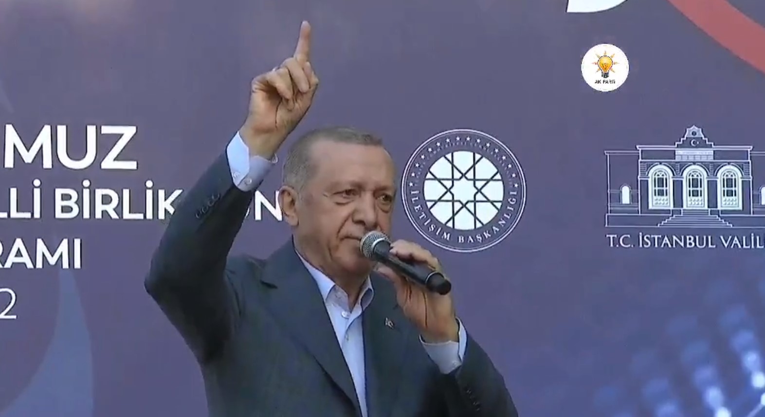Erdoğan, Saraçhane'de konuştu... 15 Temmuz'da hedefinde altılı masa vardı!