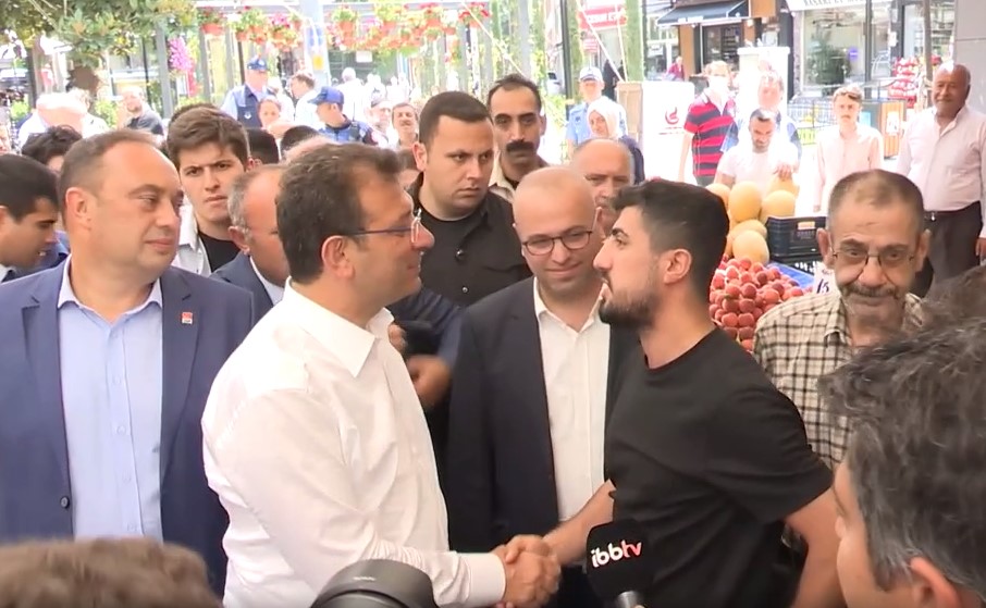 İmamoğlu Karagümrük'te: "Başkanım artık başa gelin!"
