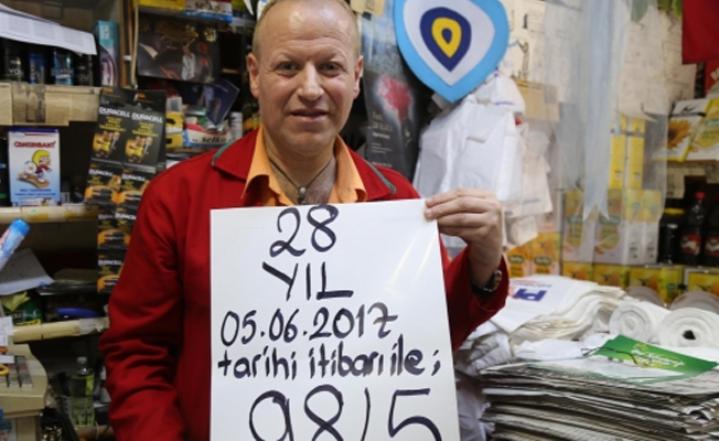 9 bin 845 gündür oruç tutuyor