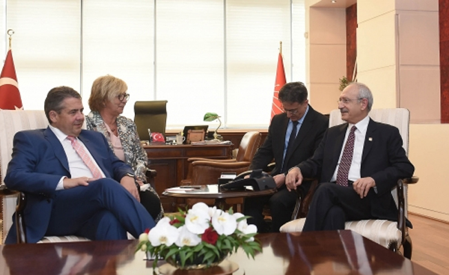 CHP lideri Alman Bakanı kabul etti