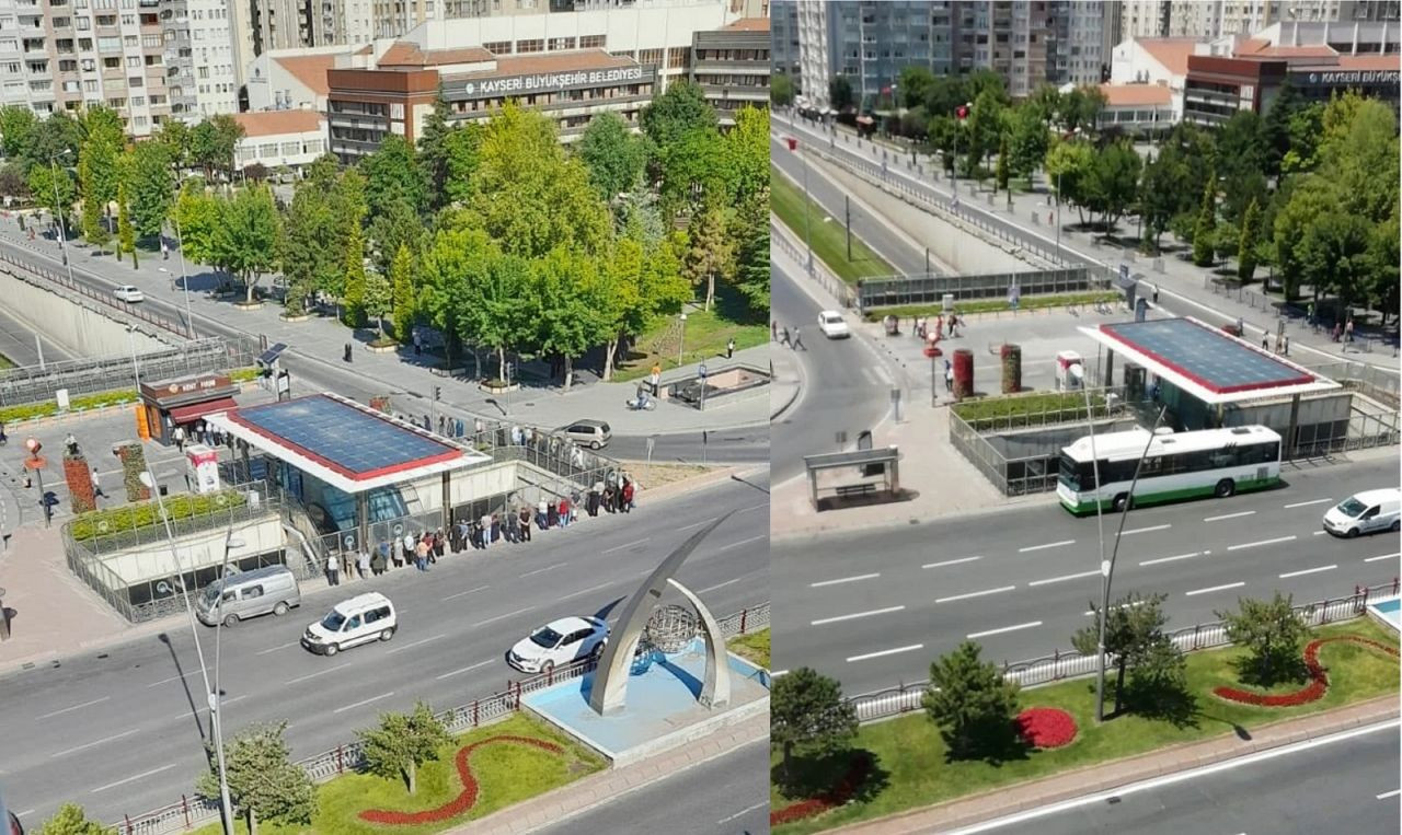 Kayseri'de Erdoğan mitingi öncesi panik! Ucuz ekmek büfeleri kaldırıldı!