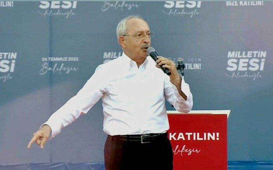Kemal Kılıçdaroğlu Balıkesir Mitingi'nde konuştu: "Para babalarına, tefecilere, beşli çetelere izin vermeyeceğiz!"