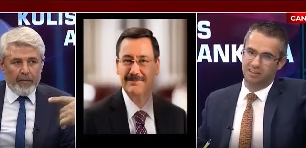 Mansur Yavaş'ın danışmanı ve Melih Gökçek canlı yayında! Bir anda kahkaha atınca: "Abi bu normal değil yaa..."