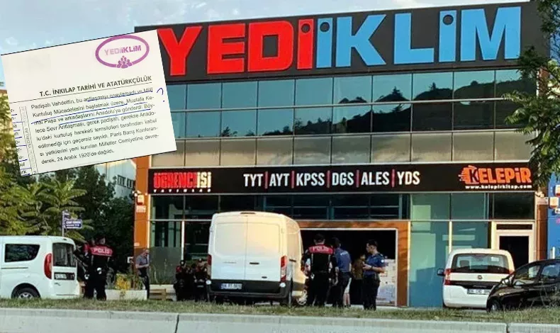 Yediiklim Yayınları'nın arşivinden skandal soru! Atatürk sorusu gündem oldu!
