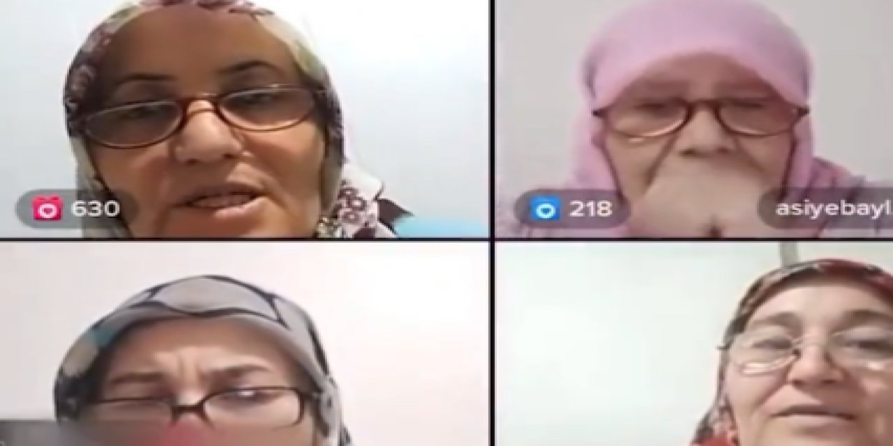 TikTok'çu teyzelerin yaptığı yayın gündem oldu!