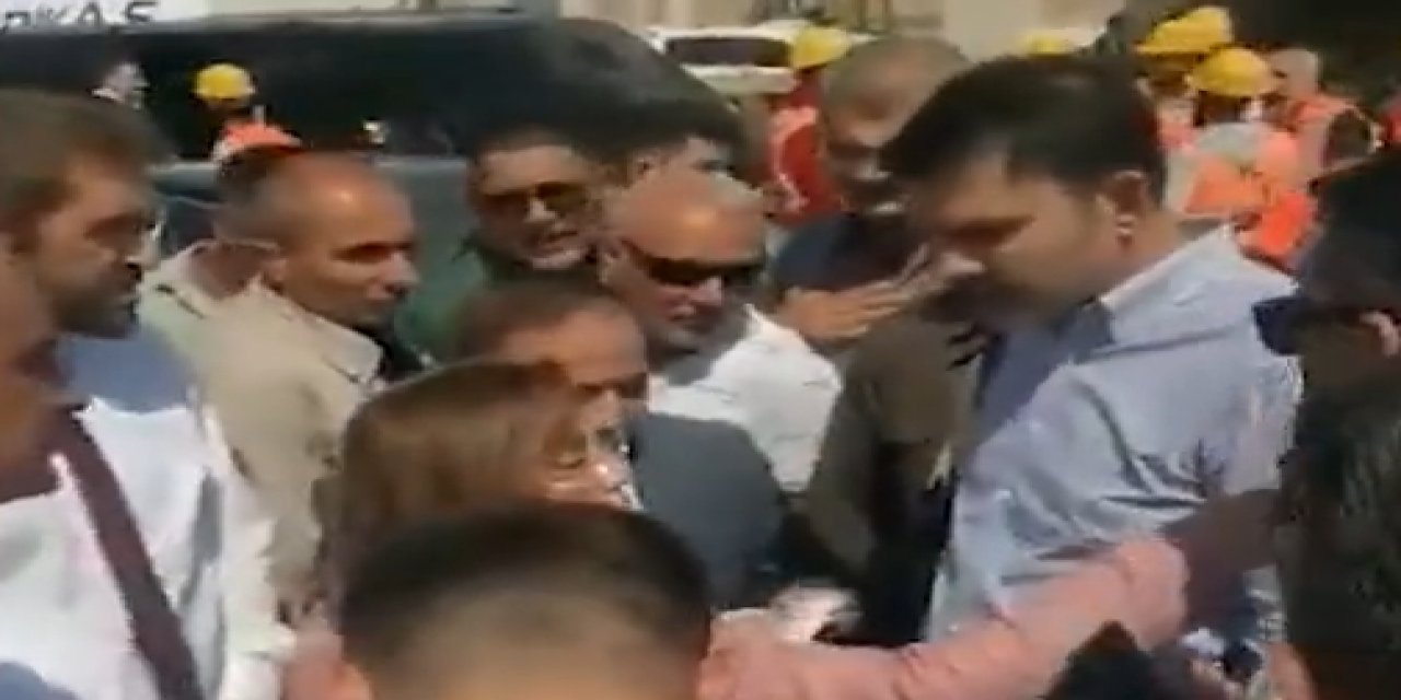 Gaziantep'te Vali, derdini anlatmak isteyen vatandaşı itekledi!