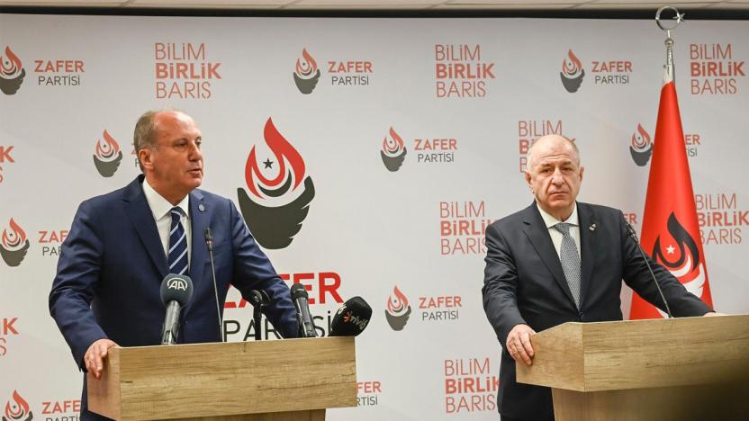 Muharrem İnce ile Ümit Özdağ'dan 'ittifak' açıklaması