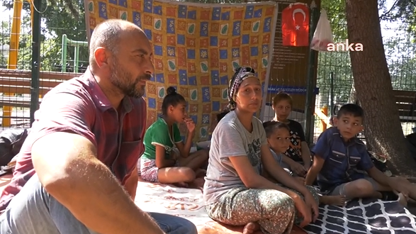 Kirasını ödeyemeyen aile 5 çocukla sokakta kaldı