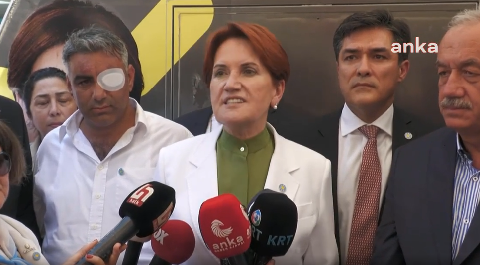 Akşener, Esenyurt'ta saldırganlara seslendi: "Şerefsizler, korkaklar ben buradayım!"