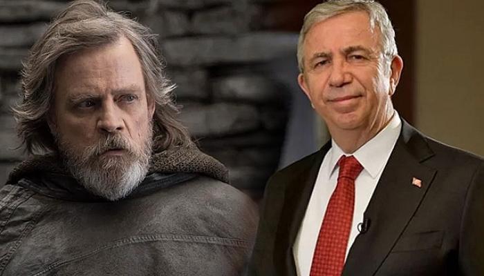 Star Wars'ın yıldızından Mansur Yavaş paylaşımı