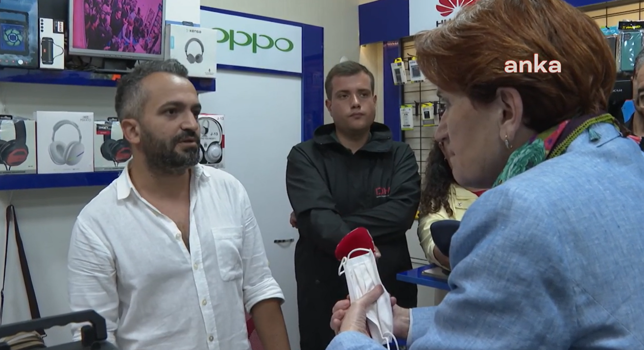 Sultangazili esnaf milyonların sesi oldu! Akşener'e dert yandı: "50 yıl çalışsak ev sahibi olamayız"