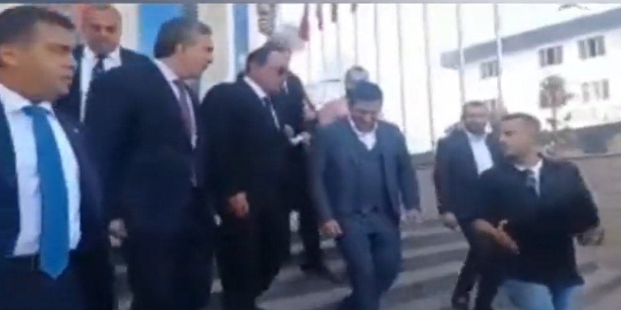 Alaattin Çakıcı'nın MHP Genel Merkezi'nden ayrılışı sosyal medyaya düştü