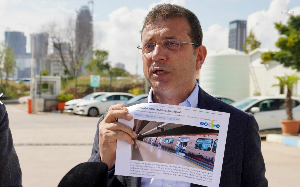 Ekrem İmamoğlu, Nebati'ye seslendi: "Metro hattı için 9 aydır bekletilen krediye onay verin"