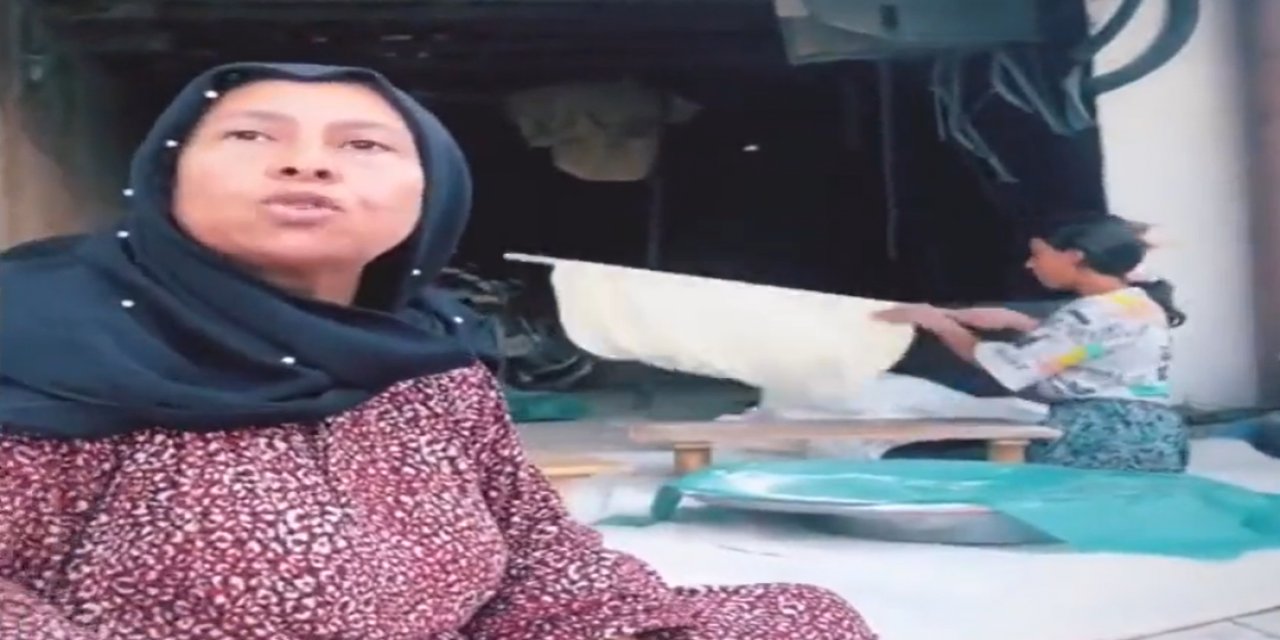 Yufka ekmek yaparken isyan etti: Susmayacağım!